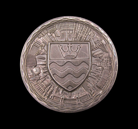 1986 Final London Council Meeting 57mm Silver Medal