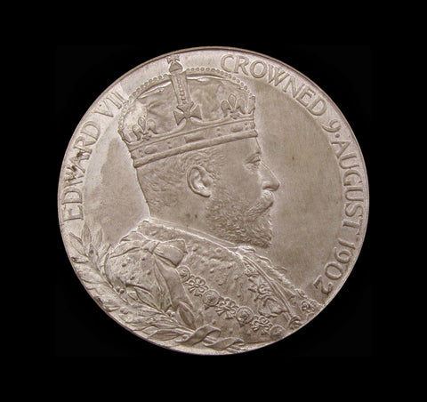 1902 Edward VII Coronation 31mm Silver Medal - In RM Envelope