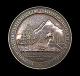 1897 Conquest Of Trinidad Centenary 48mm Silver Medal