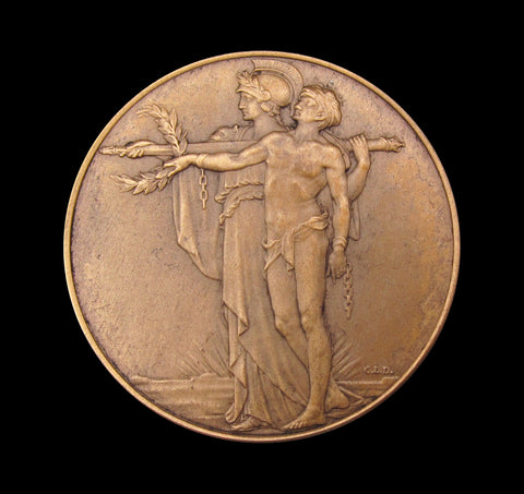 1928 Signing Of The Armistice Anniversary 32mm Bronze Medal