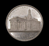 1844 Opening Of The Royal Exchange 38mm Medal - By Allen & Moore