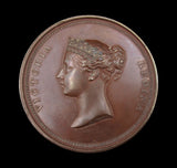 1837 Victoria Visit To The Guildhall 55mm Medal - By Wyon