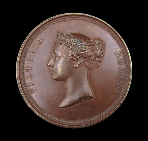 1837 Victoria Visit To The Guildhall 55mm Medal - By Wyon
