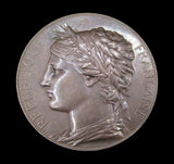 France 1878 Paris Universal Exposition 68mm Silver Medal - By Chaplain