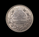 1934 The Shorthorn Society 51mm Silver Medal - By Pinches