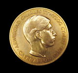 1969 Investiture Of Charles Prince Of Wales 58mm Gilt Medal - Cased