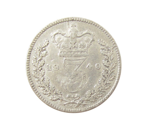 Victoria 1840 Threepence - NVF