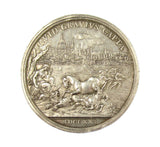 1721 Prince James III The Only Safeguard 50mm Silver Medal - By Hamerani