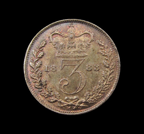 Victoria 1883 Threepence - GEF