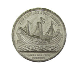 1848 Chinese Junk Keying 27mm WM Medal - By Allen & Moore