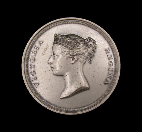 c.1980 Stampex Trophy Contest Award 55mm Medal - Victoria Young Head