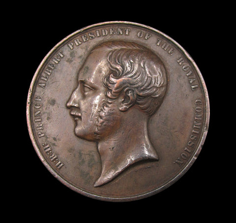 1851 Great Exhibition 'Exhibitor' 44mm Medal - By Wyon