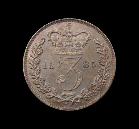 Victoria 1885 Threepence - GEF