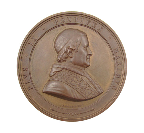 Italy Papal States 1846 Election Of Pope Pius IX 51mm Medal - By Moore
