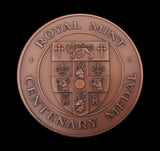 1990 Bicentenary of The Launch of The Lifeboat 63mm Medal - By The Royal Mint