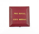 1837 Victoria Visit To The City Of London 61mm Medal - Cased