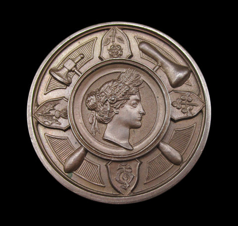 c.1870 Somerset Home Arts & Crafts Association 38mm Medal