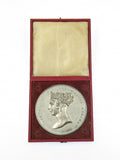 1837 Victoria Visit To The City Of London 61mm Medal - Cased
