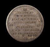 1953 Elizabeth II Coronation National Playing Fields 35mm Silver Medal - By Pinches