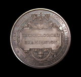 1892 & 1893 Prince Of Wales Technological Examination 51mm Silver Medal Pair - By Wyon