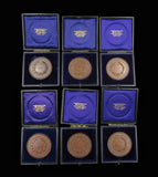 1918-1922 St Andrew's University 53mm Medal By Kirkwood - Set of 6
