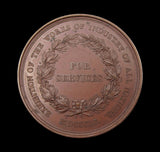 1851 Great Exhibition 'For Services' 48mm Medal - By Wyon