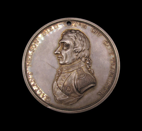 1808 Admiral Nelson Nelsonic Crimson Oakes Society 53mm Silver Medal