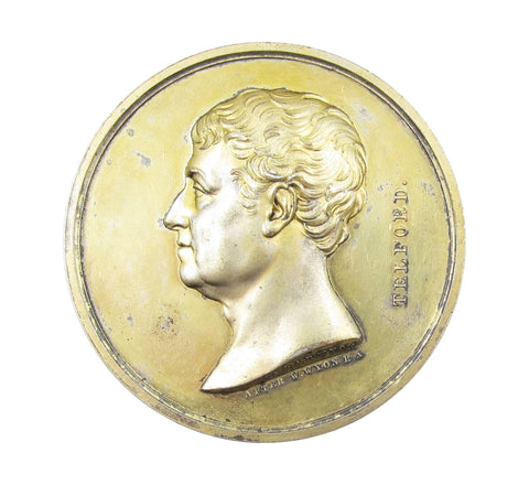 1828 Institution Of Civil Engineers Silver Telford Medal - By Wyon