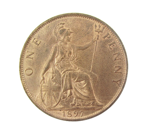 Victoria 1897 Penny - UNC