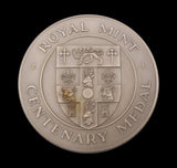 1992 Office of High Sheriff Millennium 63mm Silver Medal - By The Royal Mint