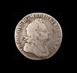 George I 1717 Shilling - Roses & Plumes - Fair