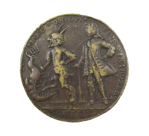 1741 Sir Robert Walpole & Duke Of Argyle 36mm Medal