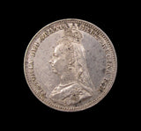 Victoria 1890 Threepence - EF