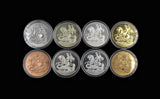 Edward VIII 1936 Patina Series Set of 8 Crowns In Each Metal