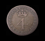 William & Mary 1689 Maundy Fourpence - NVF