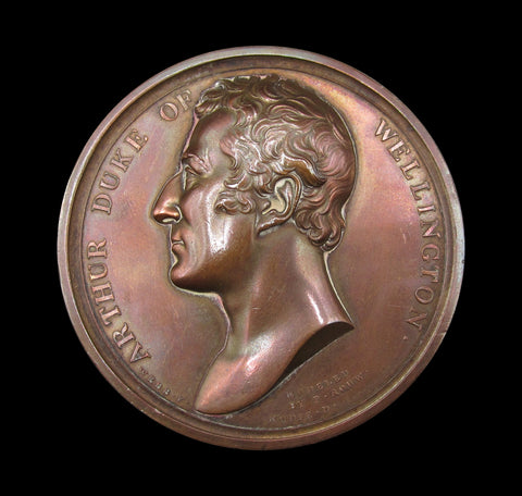 1834 Duke of Wellington Chancellor of Oxford University 55mm Medal - By Webb