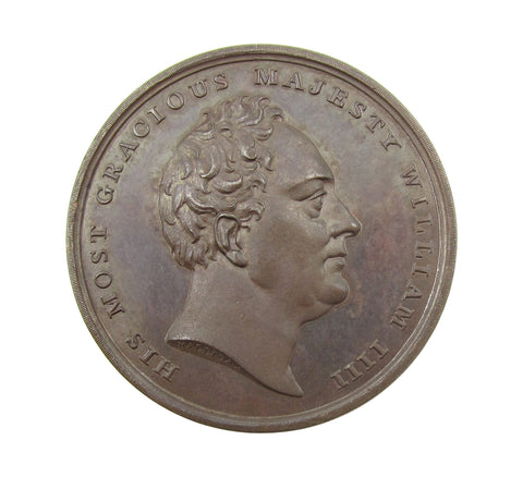 1831 Coronation Of William IV 39mm Medal - By Halliday