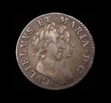 William & Mary 1689 Maundy Threepence - Very Fine
