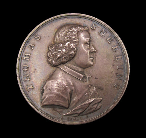 1773 Death Of Thomas Snelling 40mm Silver Medal - By Pingo