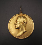 1834 Duke of Wellington Oxford University Chancellor 55mm Gilt Medal - By Webb