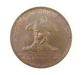 1897 Lord Nelson's Flagship Foudroyant 37mm Copper Medal