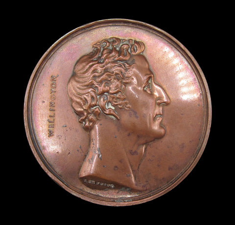 1827 Duke Of Wellington Commander-In-Chief 63mm Medal - By Henning