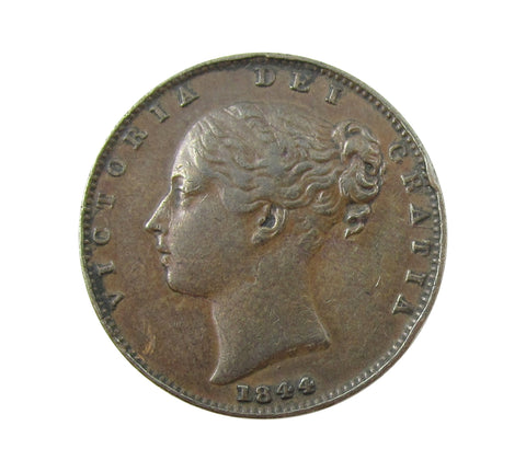 Victoria 1844 Farthing - VF