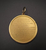 1834 Duke of Wellington Oxford University Chancellor 55mm Gilt Medal - By Webb