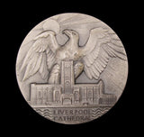 1934 Liverpool Cathedral 57mm Silver Medal - By Gilbert