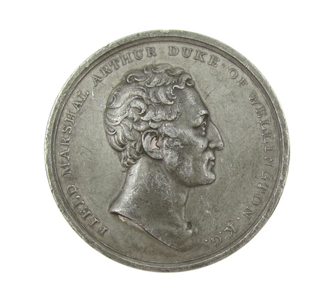 1852 Death Of Duke Of Wellington Royal Exchange 41mm Medal