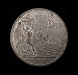 1689 William & Mary Coronation 38mm White Metal Medal - By Smeltzing