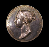 1838 Coronation Of Victoria Official 37mm Silver Medal - By Pistrucci