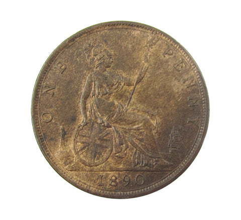 Victoria 1890 Penny - EF