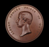 1867 Norwich & Eastern Counties Industrial Exhibition 58mm Medal - By Wyon